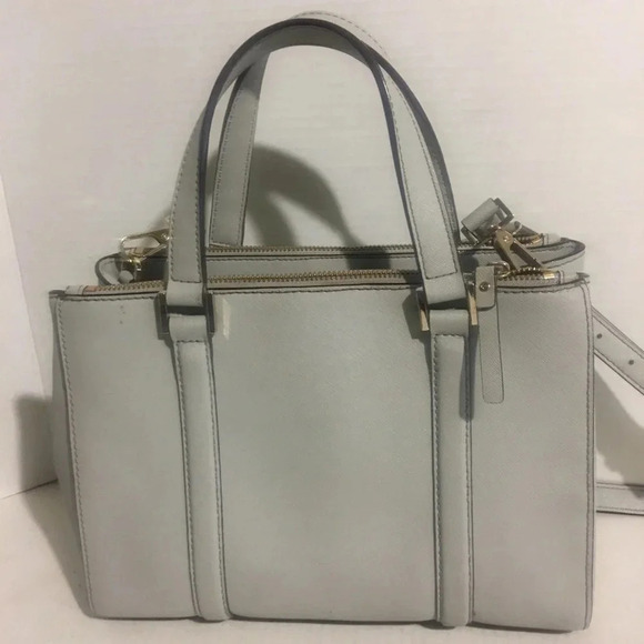 Kate Spade grey leather crossbody/ satchel Bag - Picture 2 of 8